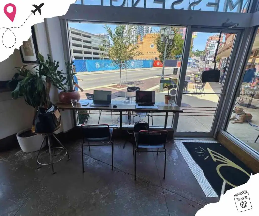 inside messenger coffee in Kansas City missouri