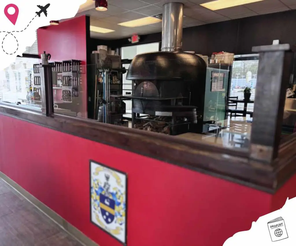wood fired oven at pizza amanti s in Chesapeake Virginia