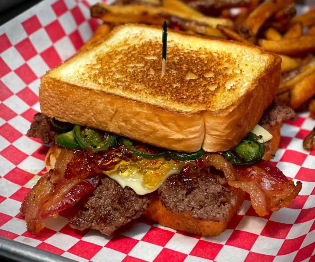 the pepper jam burger at red boot grill in Lawton oklahoma