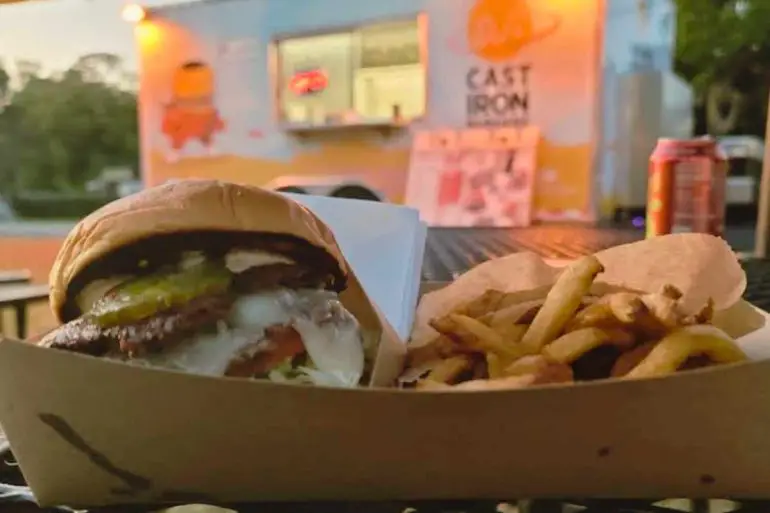 dj's cast iron burgers in Gainesville fl
