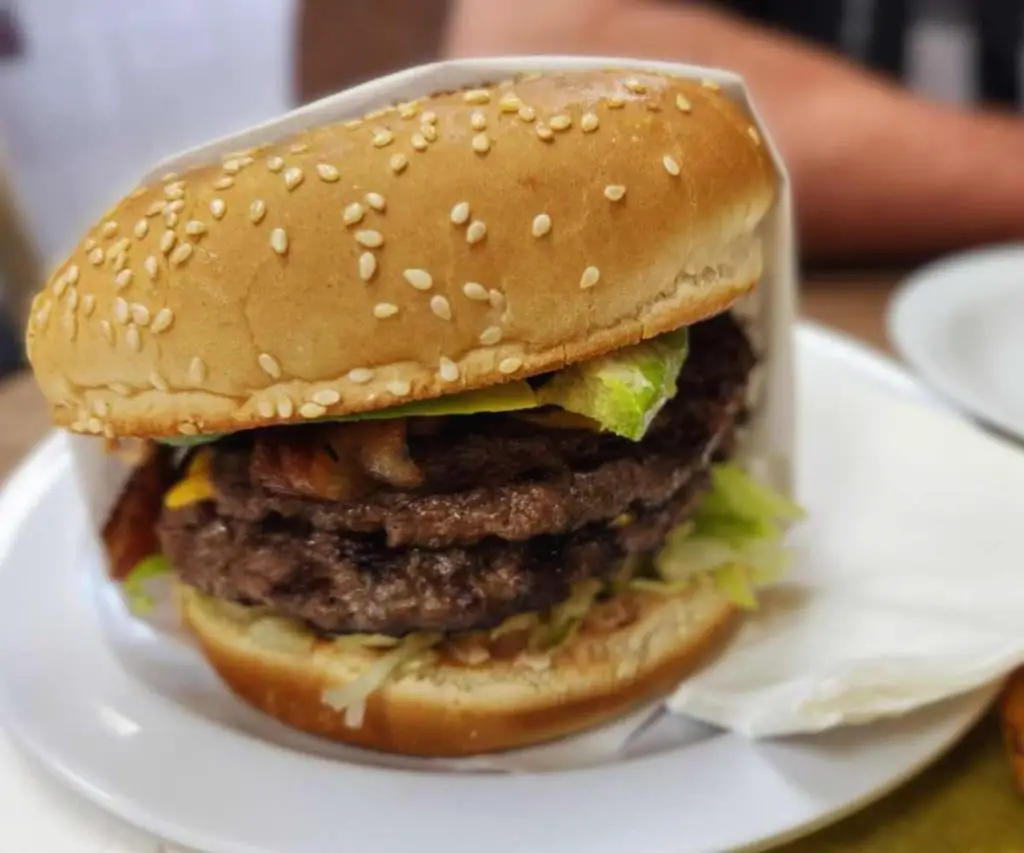 delicious cheeseburger at haven burgers in mesa arizona