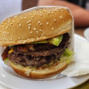 delicious cheeseburger at haven burgers in mesa arizona
