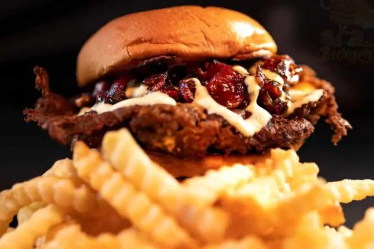 brisket burger at bog's Brisket Burgers in Fontana california