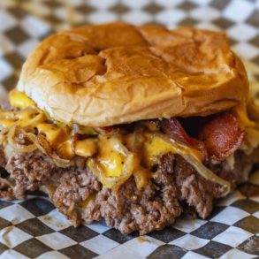 the wubzie burger at chubzie's in San Bernadino california