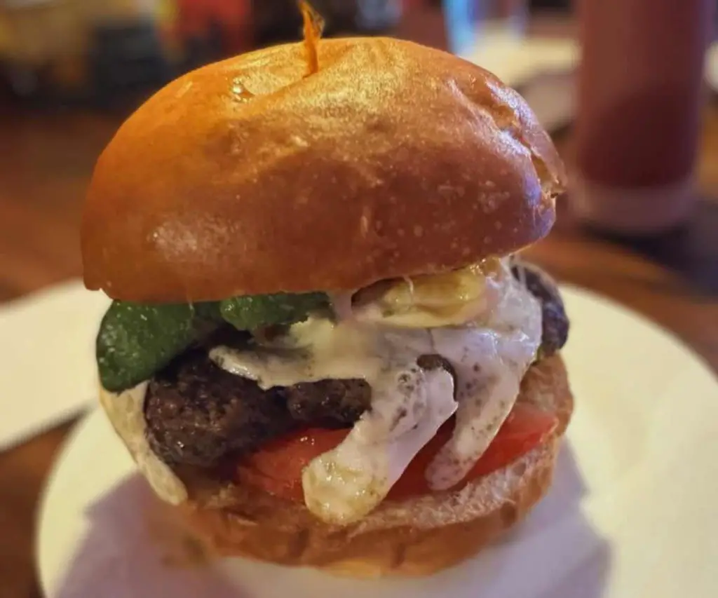 The Abby Burger at Abby Lane in Fraser Michigan