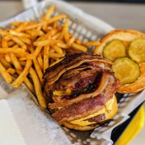 Park Burger at the park diner in Cincinnati oh