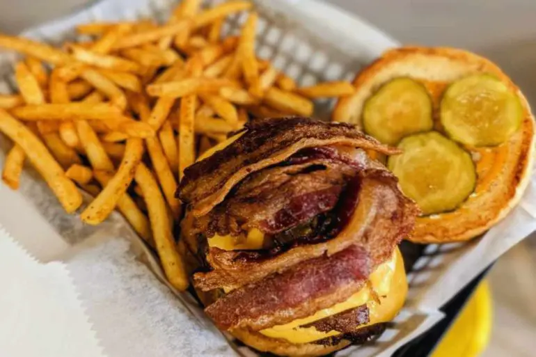 Park Burger at the park diner in Cincinnati oh