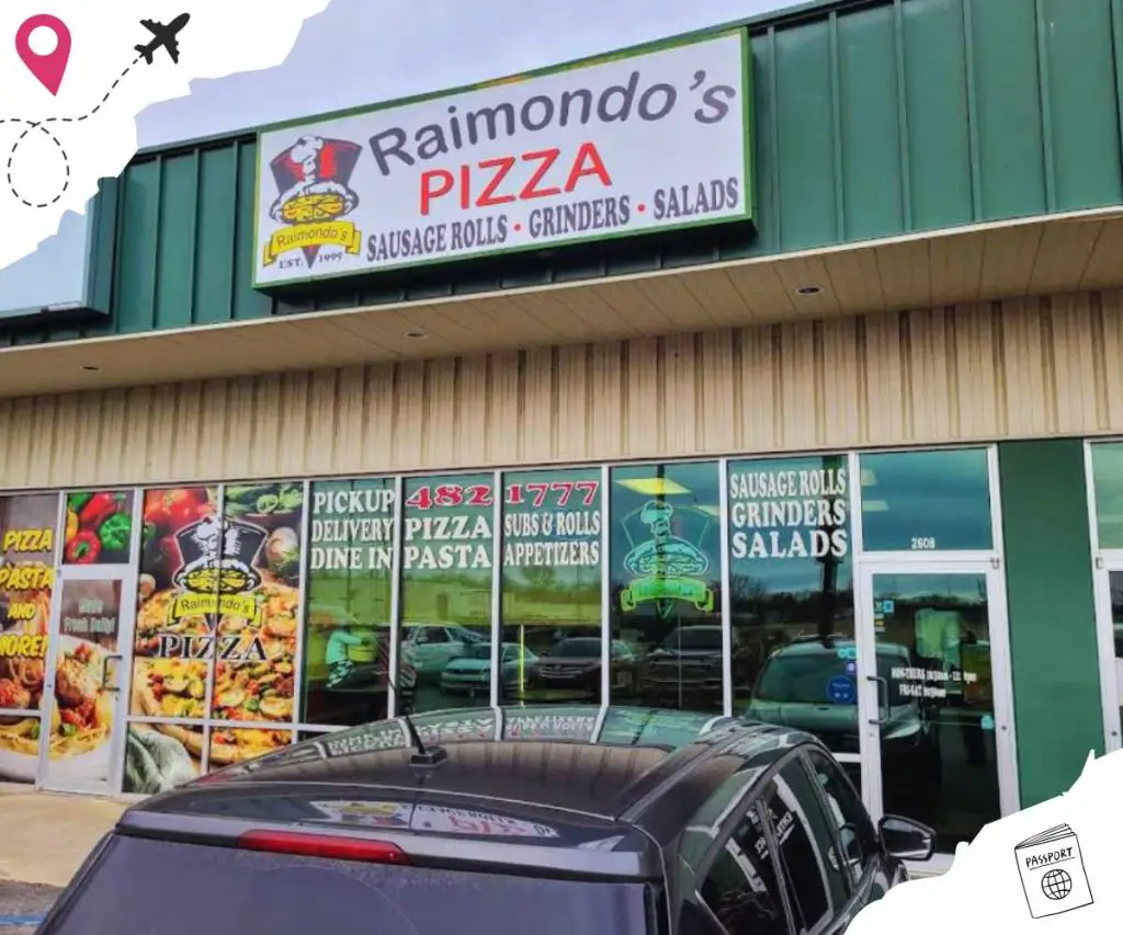 exterior of raimando's pizza in fort Wayne indiana