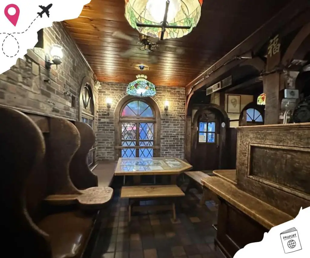 inside louis' lunch in New Haven connecticut