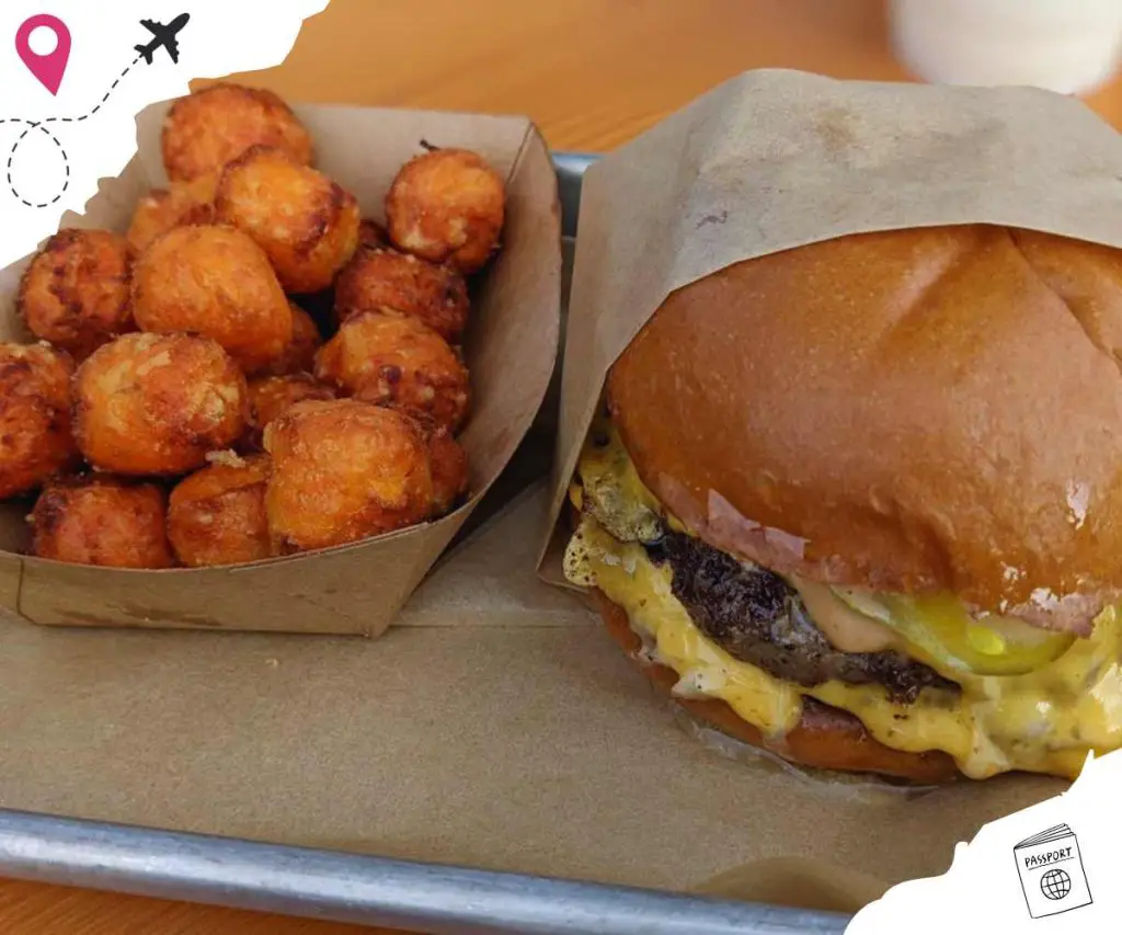 tots and burger at ace no 3 in Charlotte nc