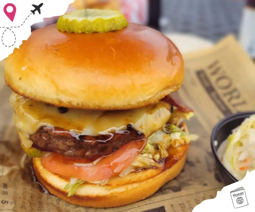 burger at Pbody's in Clarksville, Tennessee