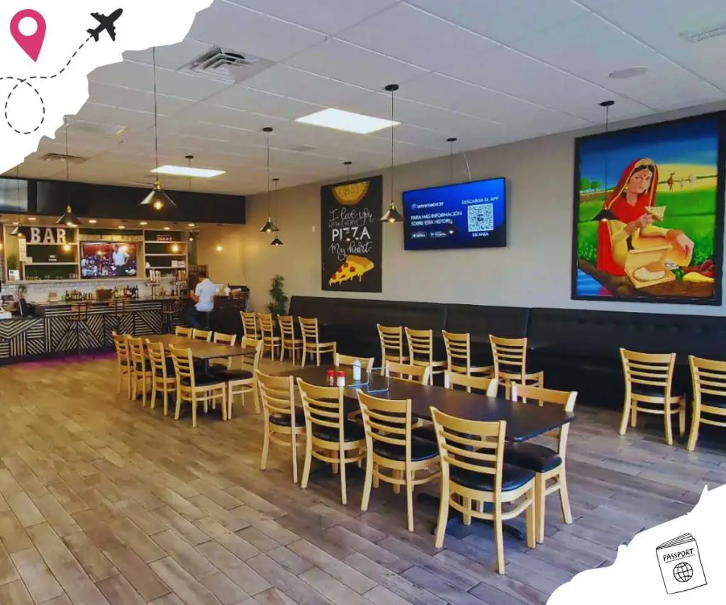 inside pizz-a-perfection in Bakersfield California