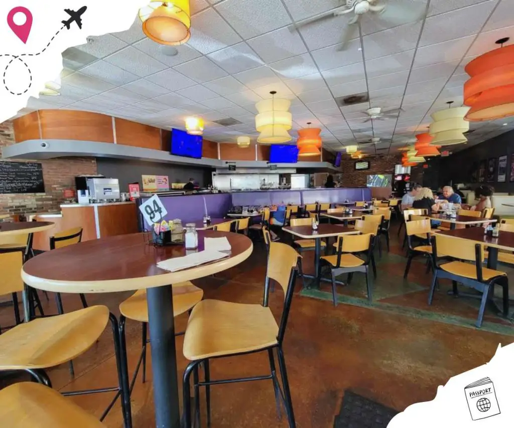 inside Gilbert's 17th street grill in fort Lauderdale florida