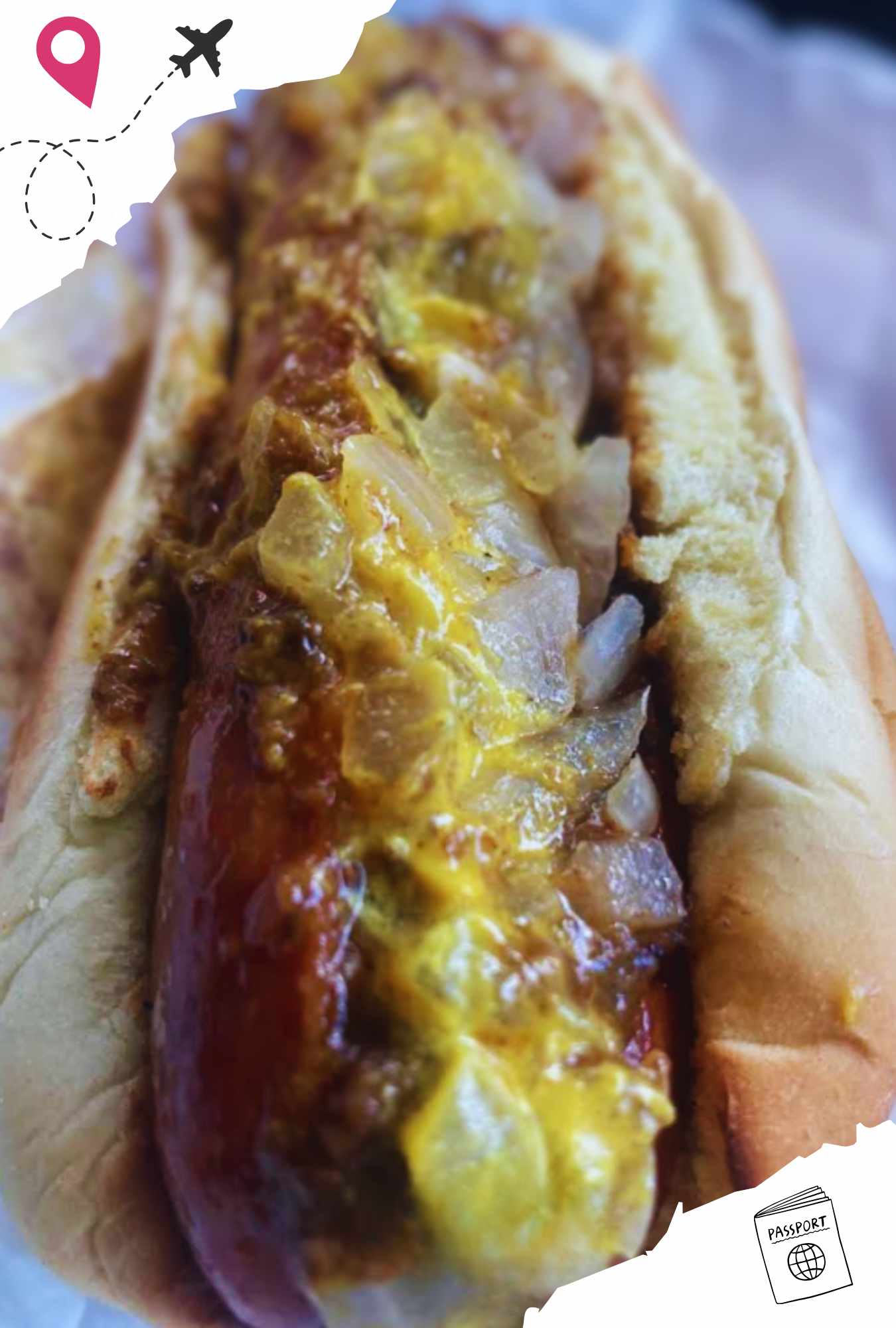 a hot dog at weenie beenie's in arlington virgina