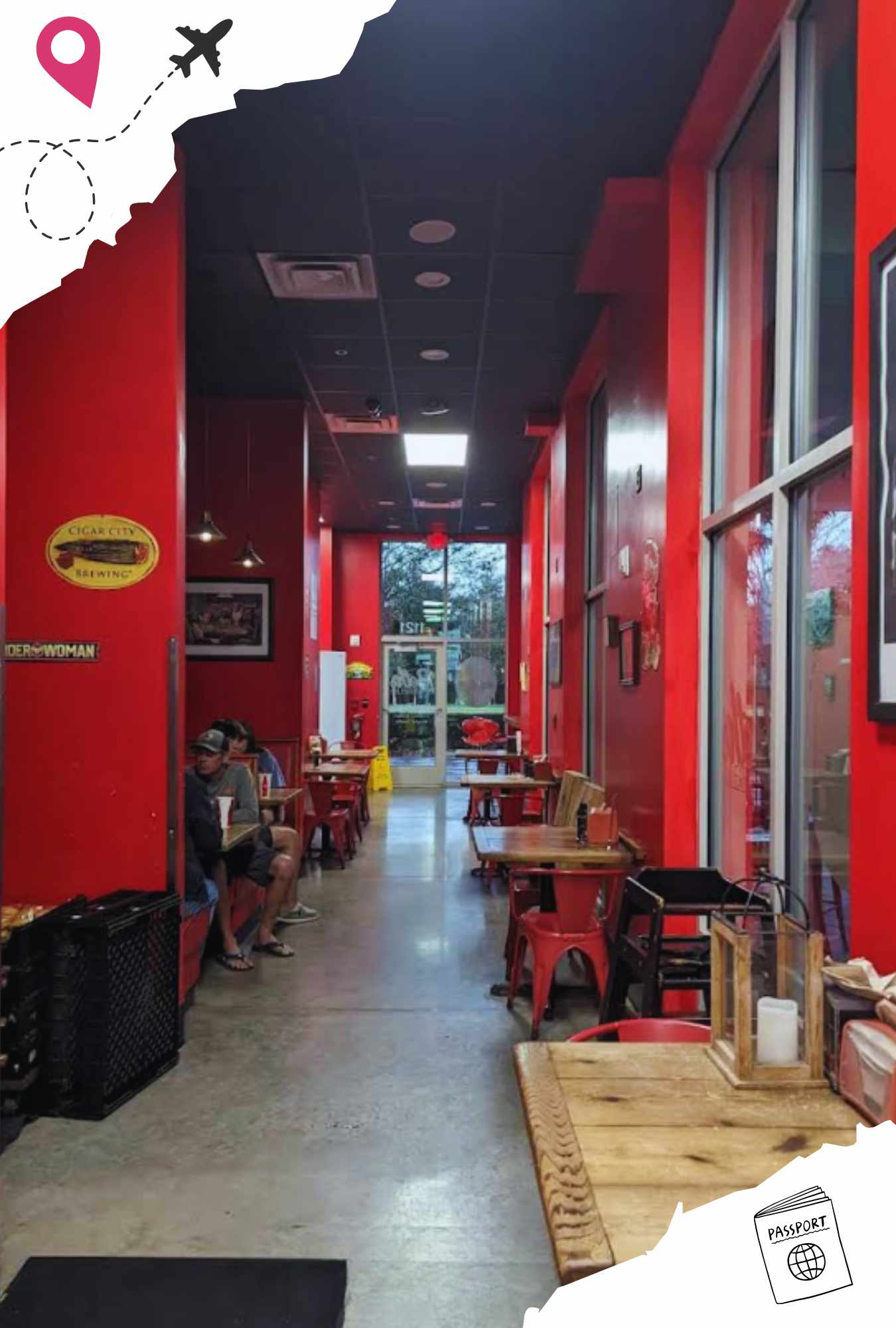 inside beth's burger bar in lake Mary florida
