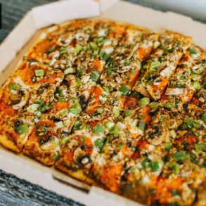 pizza at I fratelli pizza in fort worth texas