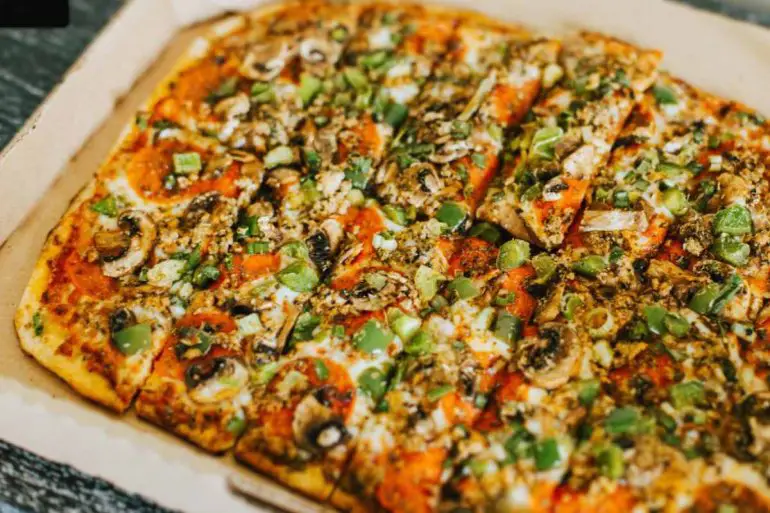 pizza at I fratelli pizza in fort worth texas