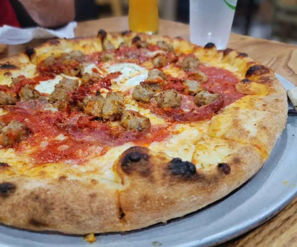 pizza at v Pizza in Cary nc