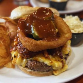 delicious burger at Boston Burger in Boston massachusetts