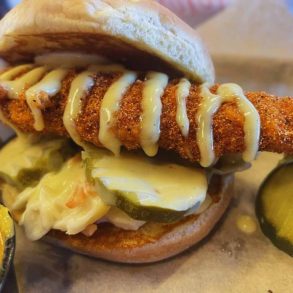 chicken slider at hot chicken alley in phoenix arizona