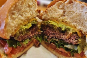 a burger at doug's day diner in fort Collins colorado