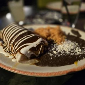 black burrito at diablo's cantina in Las vegas