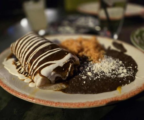black burrito at diablo's cantina in Las vegas