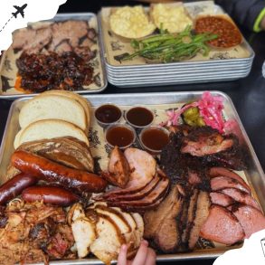 BBQ plate at station 8 BBQ in Wichita kansas