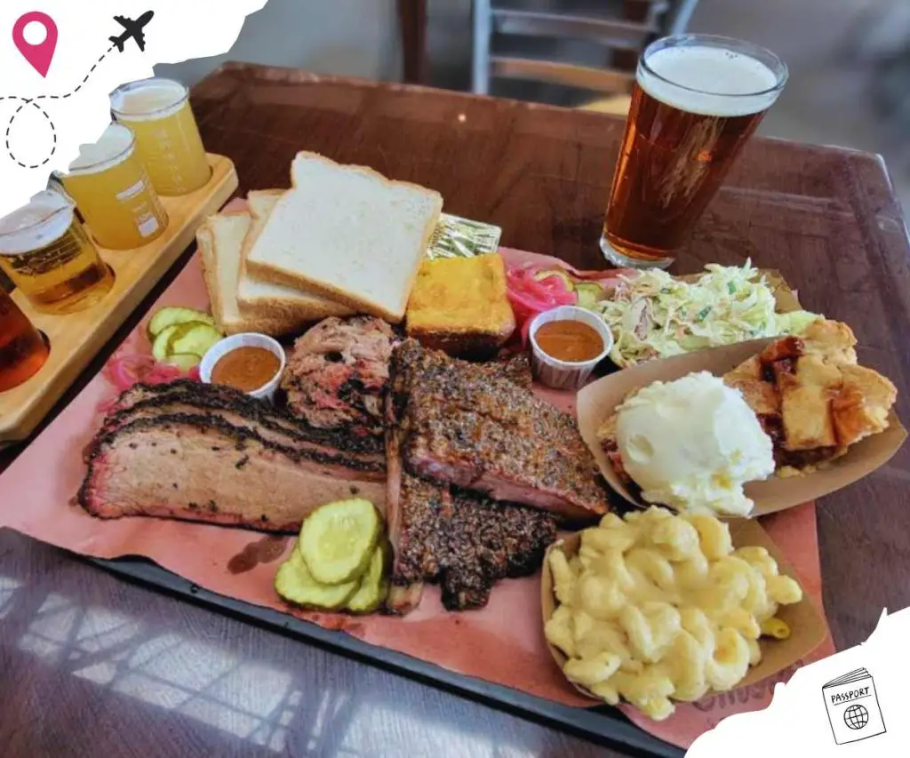 BBQ plate at sweet smoke bbq in milwaukee wisconsin