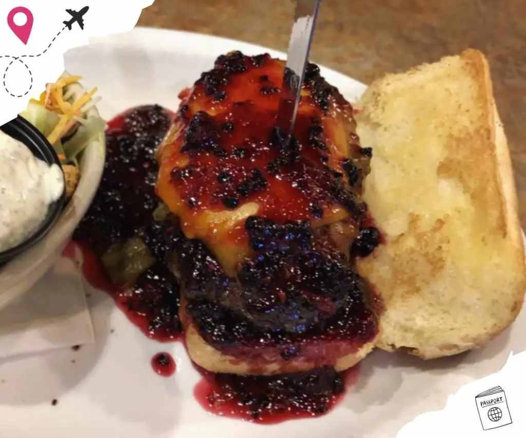 black Betty burger at doug's day diner