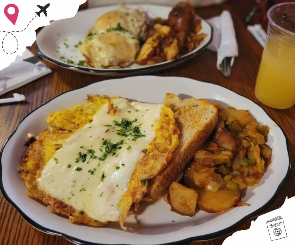 breakfast at the sidewalk cafe in Richmond virginia