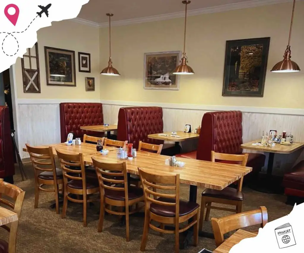 Interior of The Doodle restaurant in Chino california