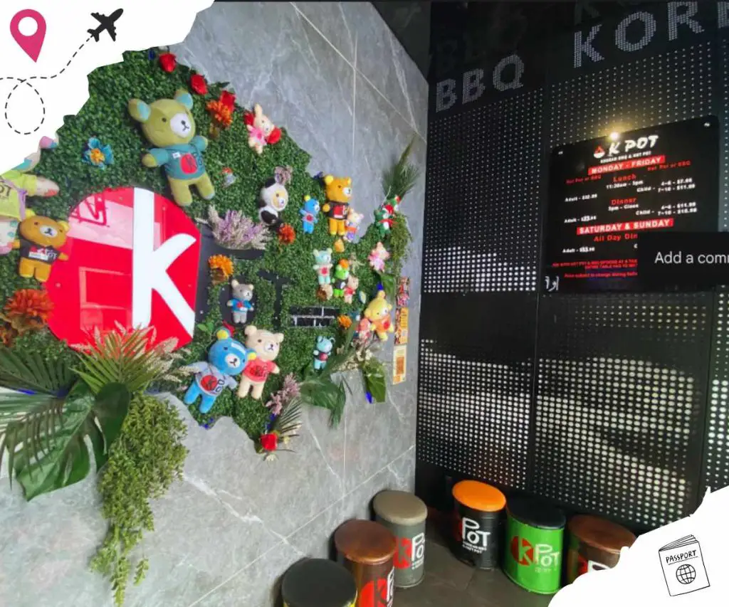 Cute entrance area of Kpot in San Antonio Texas