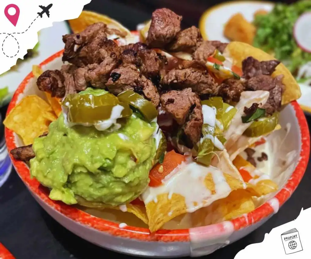 carne asada Nachos at diablo's cantina in 