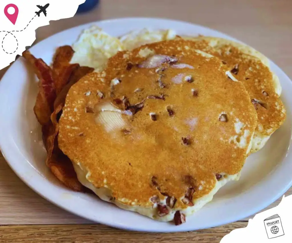 pancakes at Wedgewings family restaurant in perrysville ohio