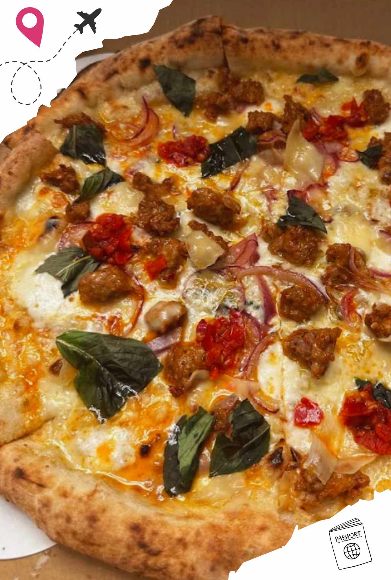 wood fired pizza at nuovo wood fired pizza in Clovis california