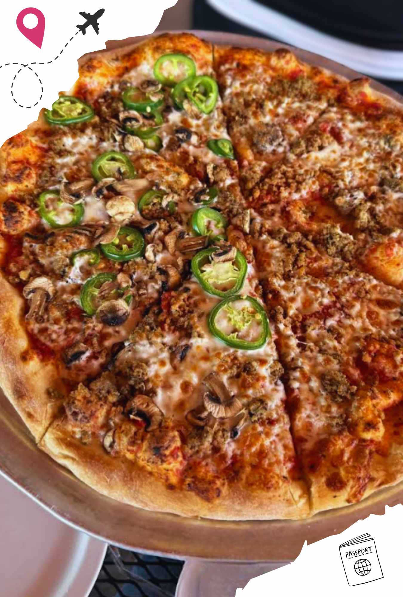 pizza at the wedge pizzeria in Oklahoma city oklahoma