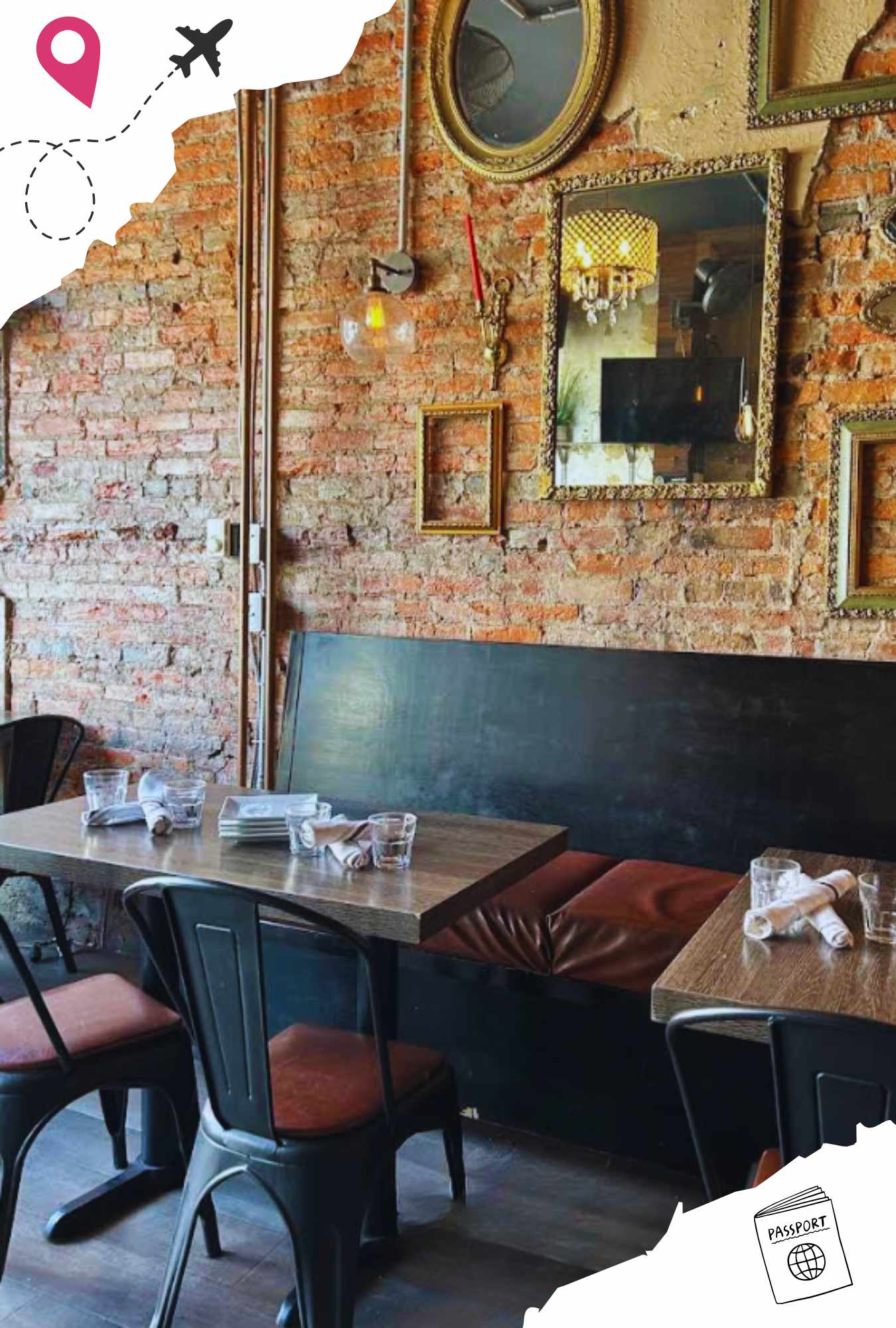 inside of itri wood fired pizza bar in Bristol pa