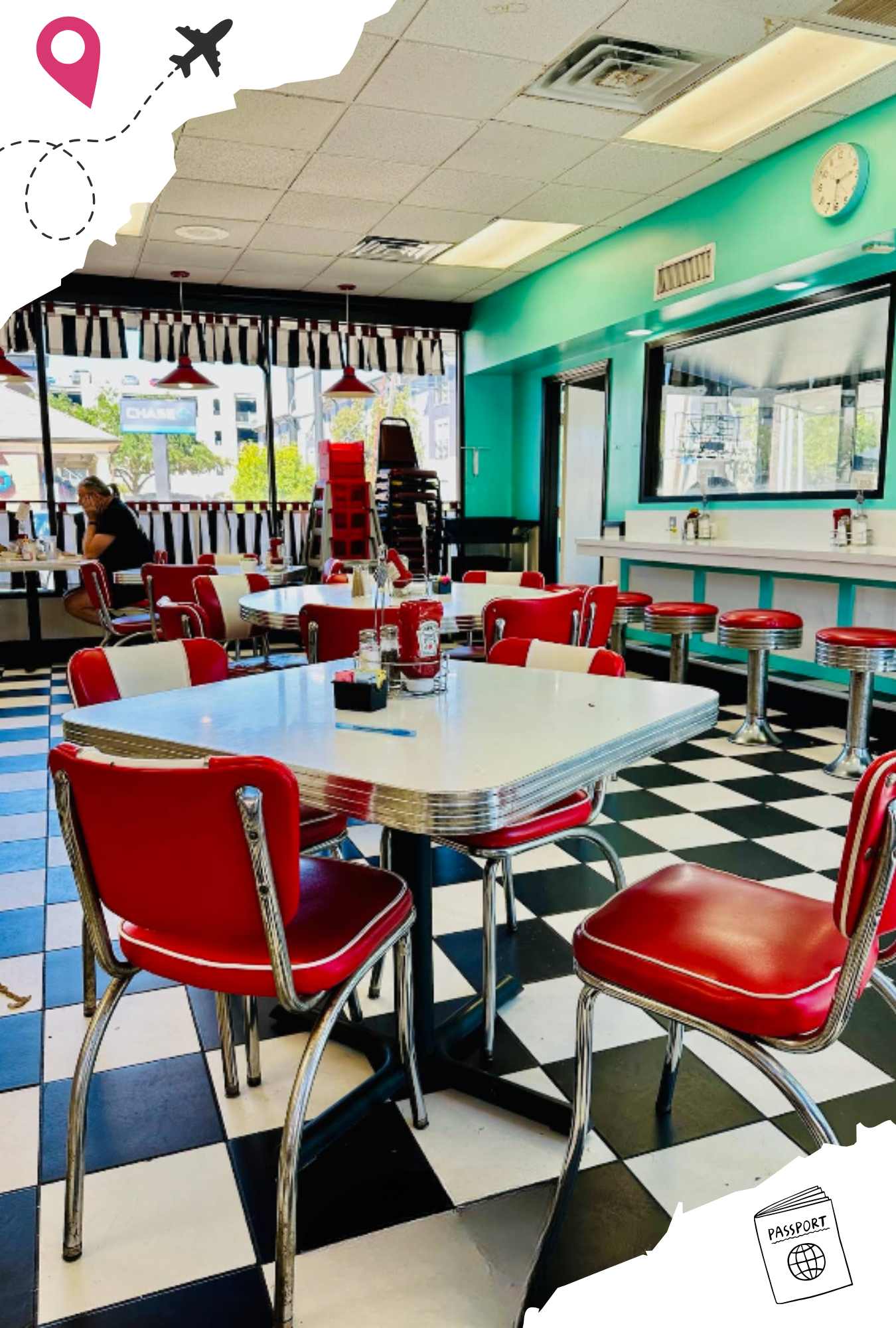 inside louie's cafe - very cute - in baton rouge LA