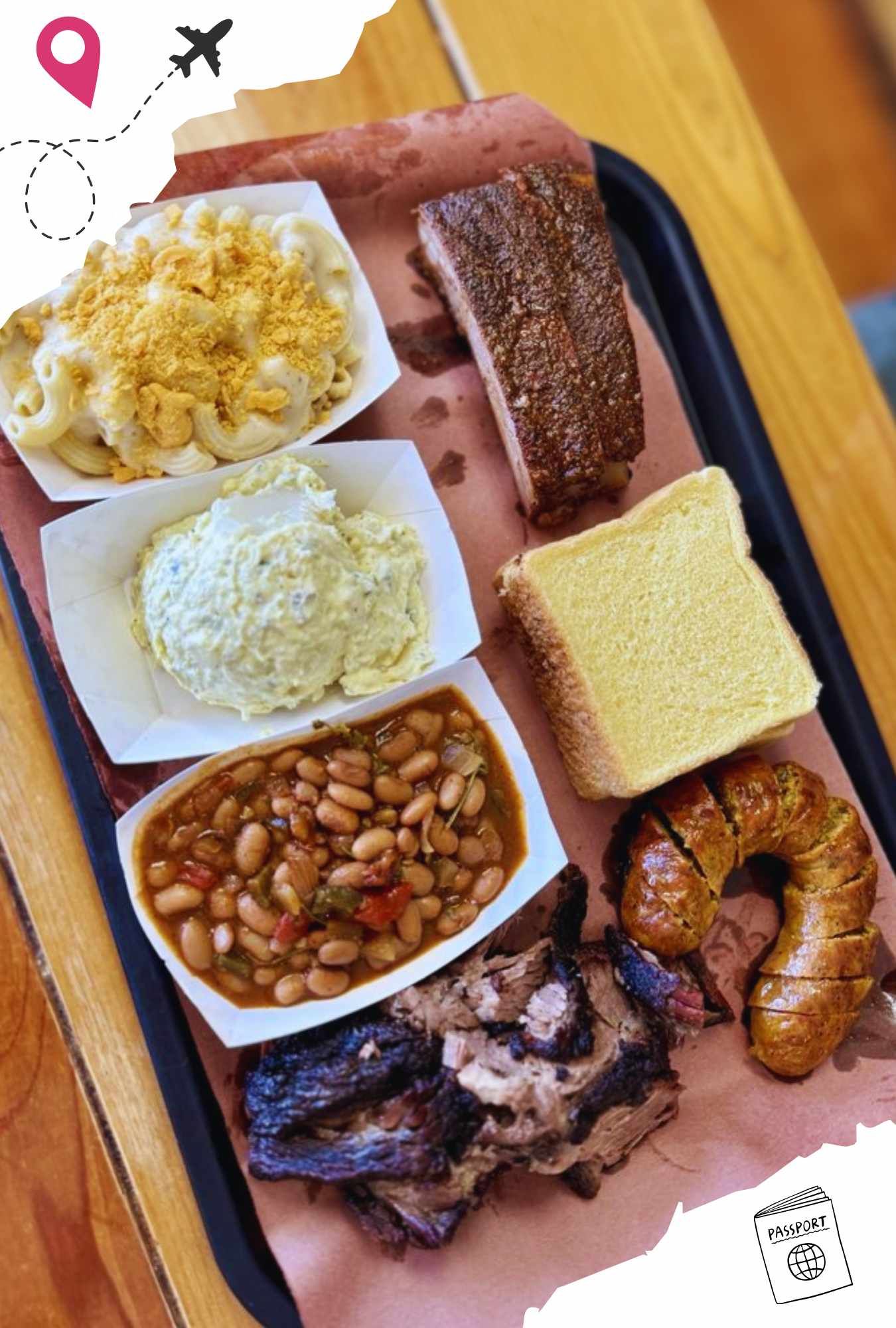 BBQ plate at bam bam's bbq in Orem utah