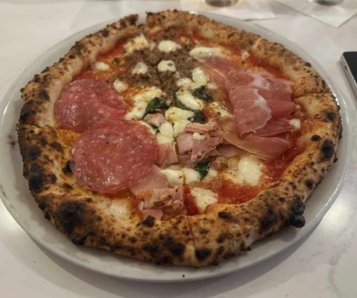 pizza at don Antonio in New York city, ny