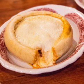pizza pot pie at Chicago pizza & oven grinder company in Chicago illinois