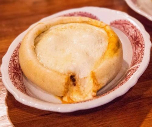 pizza pot pie at Chicago pizza & oven grinder company in Chicago illinois