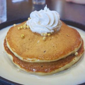 tres leches pancakes at good morning breakfast & brunch in Louisville ky