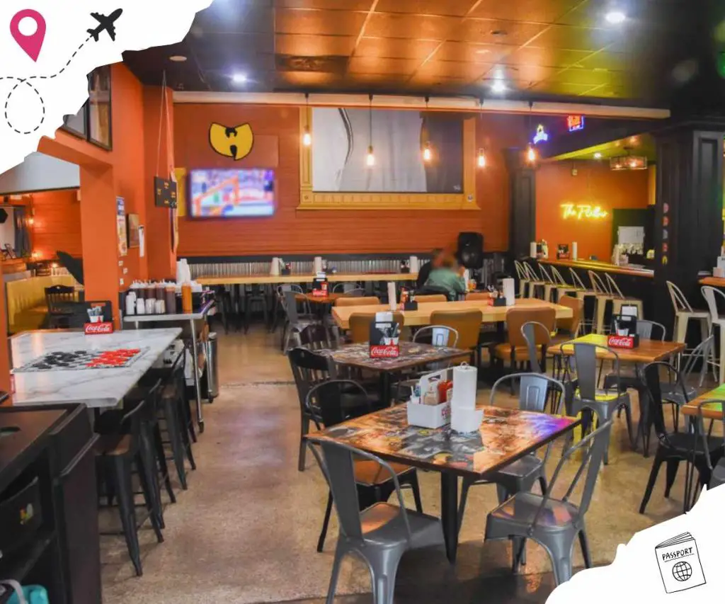 inside the fun restaurant The Smoked Culture in Sioux falls south dakota