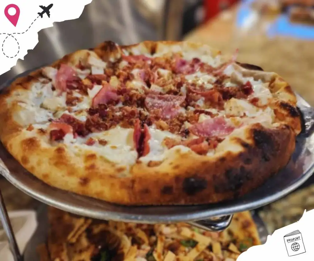 delicious deep dish pizza at Maple Street Pizza Company in Wichita Kansas