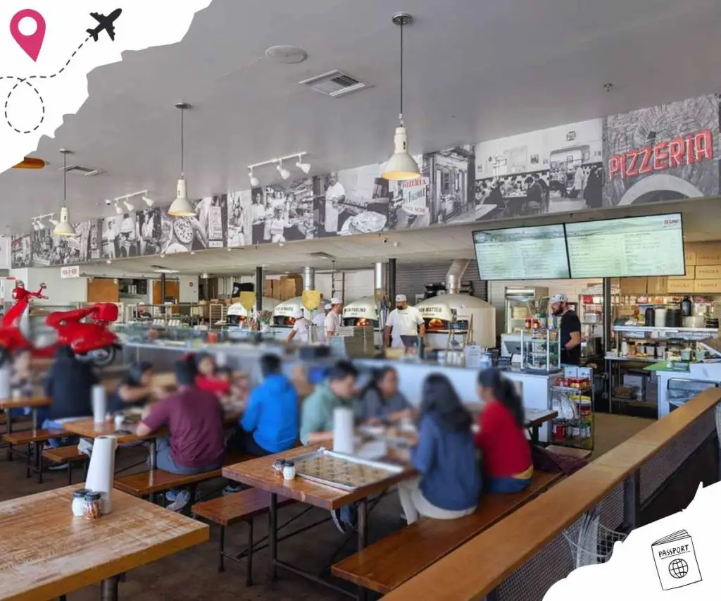 inside desano's pizzeria napoletana in Austin texas