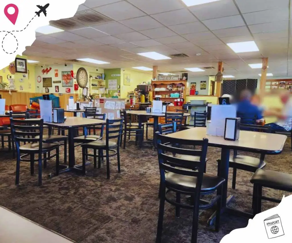 interior of good gravy diner in Oklahoma city oklahoma