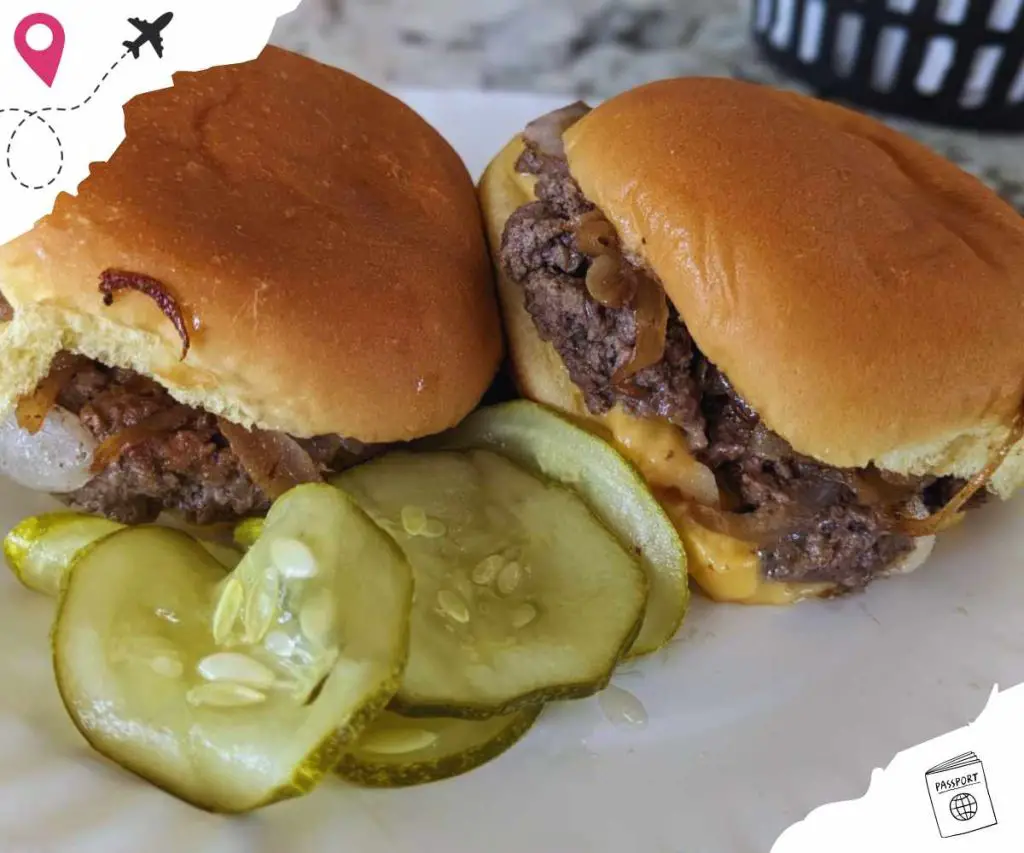 perfect slider burgers at White Manna in Hackensack, New Jersy