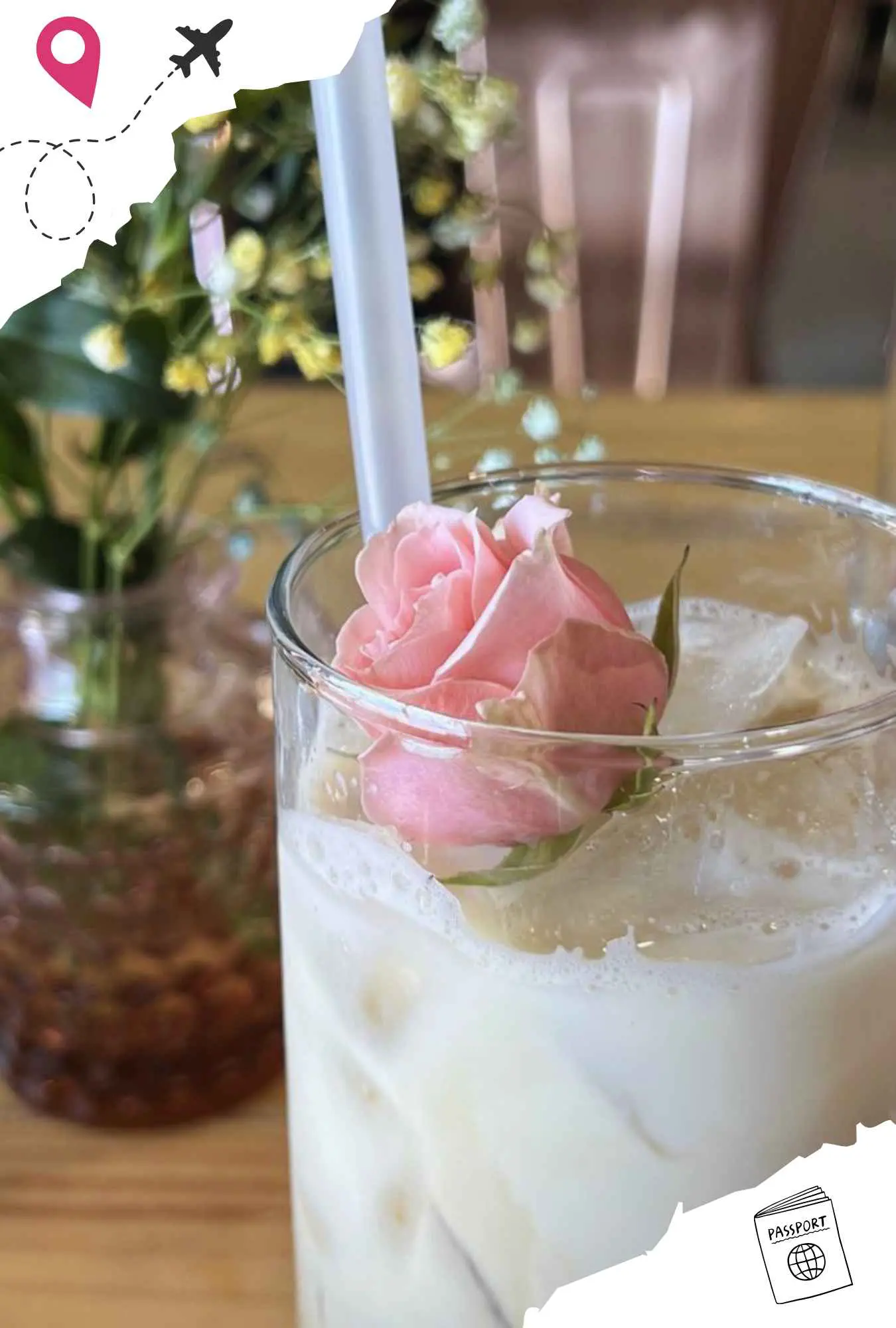 lavender latte at pink Duck kitchen in Henderson Nevada